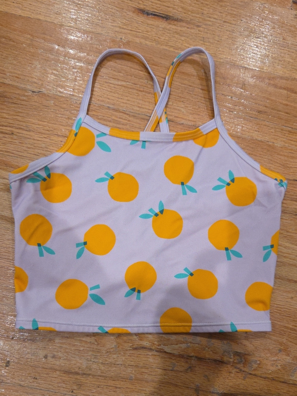 Hanna Anderson girls tankini top, size 10